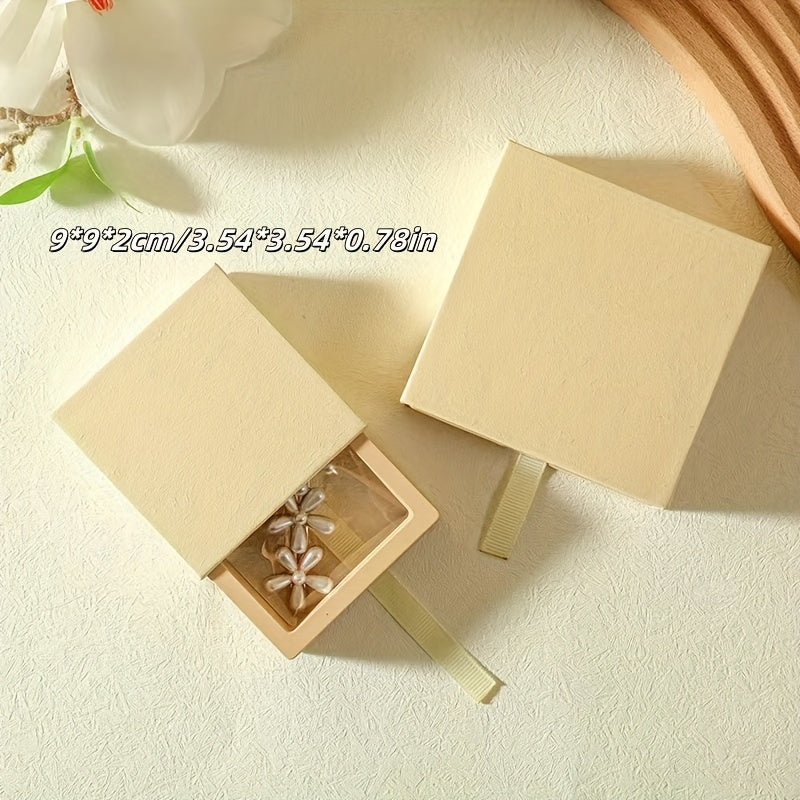 10pcs Classic Plastic Jewelry Box Drawer Organizer, Multipurpose Rectangle Storage Display Case for Rings, Earrings, Nails - No Electricity Needed, Jewelry Boxes