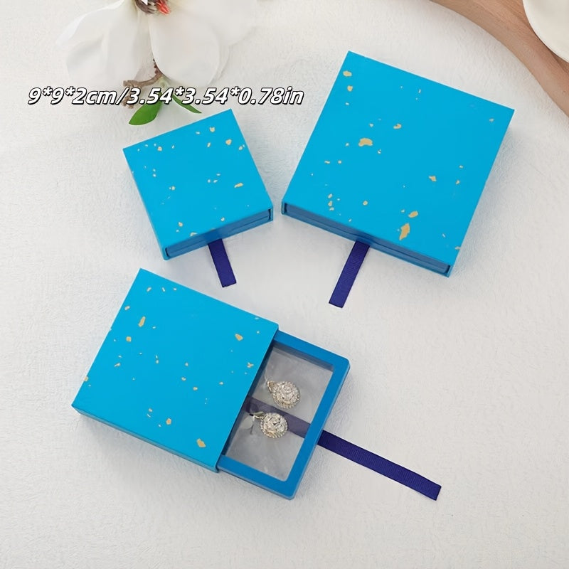 10pcs Classic Plastic Jewelry Box Drawer Organizer, Multipurpose Rectangle Storage Display Case for Rings, Earrings, Nails - No Electricity Needed, Jewelry Boxes